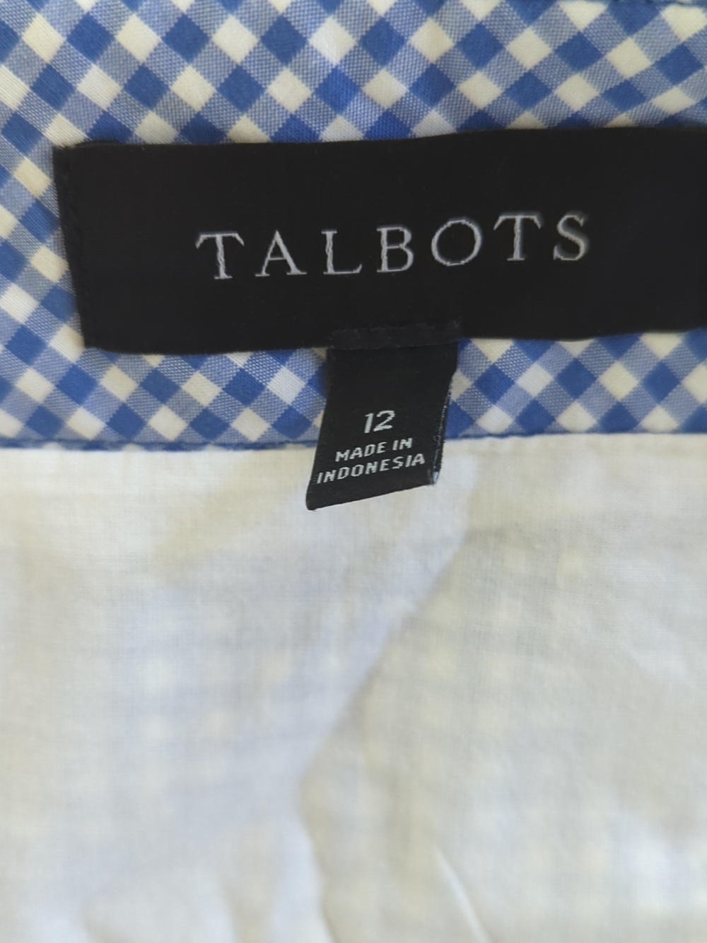 Talbots Woman's Gingham Mini Embroidered Toucans Skirt Size 12 - Picture 4 of 6
